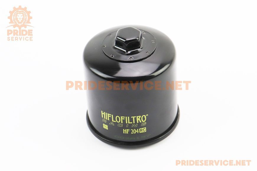 Фільтр оливний HF204RC (65x74мм) Honda CB500/CB600/CBR600, Kawasaki EX500/ZX600, Triumph 600/675/800/900, Yamaha YFM350 /YFM450/YFM700/ 362007 фото