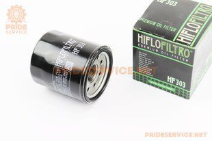 Фільтр оливний HF303 (M20x1,5) HONDA CB 500/1000, CBF 500/1000, CBR 600/1100 XX Super, NC 700 D Integra RC62, Kawasaki ZX-10R/ZX-14 351255 фото