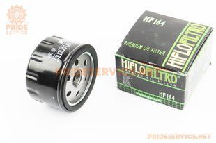 Фільтр оливний HF164 (76x54мм) BMW C 600 Sport/650 GT/F 650 GS/HP2 Enduro/HP2 Sport/K 1200 R/ K 1600 GT/R 1200 GS/ R 1200 Nine/R 1200 R/R 1200 RT 362023 фото