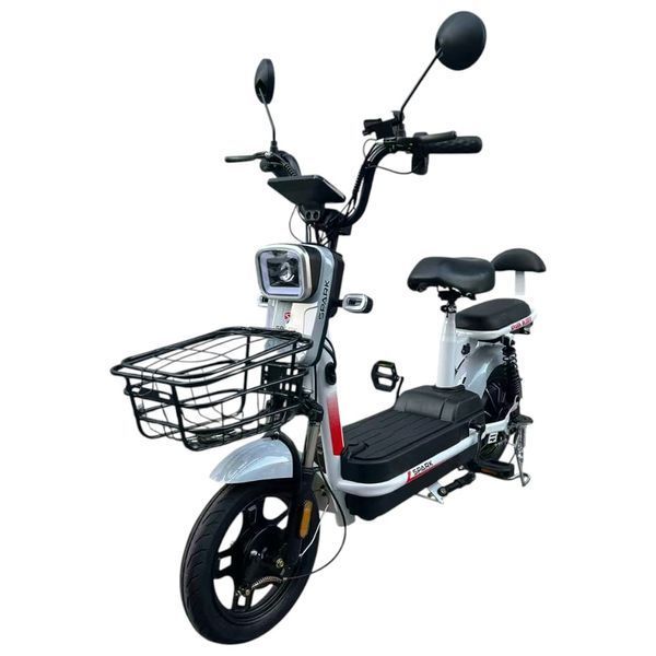 Велосипед с электромотором SPARK BUDDY 14" 48V/500W/12Ah Серый 246432 фото