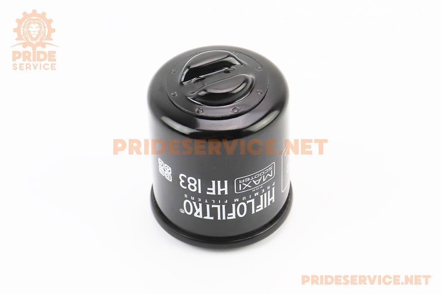 Фільтр оливний HF183 (52x65мм) APRILIA Atlantic 125/200/250 i/300 i/Scarabeo 125/GILERA DNA 125/180/250 Nexus, MALAGUTI Madison 250 RS 362026 фото